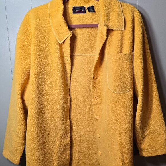 Jessi Lee Oversized Yellow Fleece VINTAGE - Picture 1 of 3